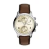 Reloj multifunción Bennett de cuero marrón Reloj multifunción Bennett de cuero marrón