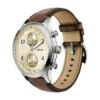 Reloj multifunción Bennett de cuero marrón Reloj multifunción Bennett de cuero marrón