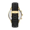 Reloj multifunción Bennett de cuero negro Reloj multifunción Bennett de cuero negro