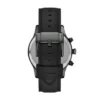 Reloj multifunción Bennett de cuero negro Reloj multifunción Bennett de cuero negro