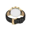 Reloj multifunción Bennett de cuero negro Reloj multifunción Bennett de cuero negro