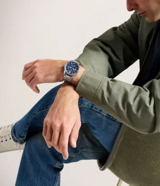 Reloj multifunción de acero inoxidable Pearson