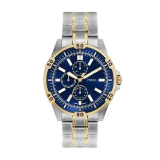 Reloj multifunción Garrett de acero inoxidable en dos tonos