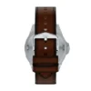 Reloj multifunción Garrett de cuero marrón Reloj multifunción Garrett de cuero marrón