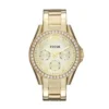Reloj multifunción Riley de acero inoxidable dorado