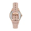Reloj multifunción Rye de cuero rosa Reloj multifunción Rye de cuero rosa