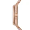 Reloj multifunción Rye de cuero rosa Reloj multifunción Rye de cuero rosa
