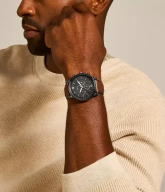 Reloj Neutra Chronograph Amber Leather