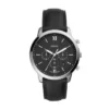 Reloj Neutra Chronograph de cuero negro Reloj Neutra Chronograph de cuero negro