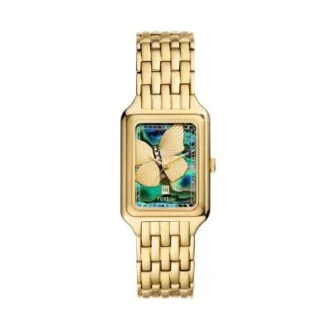 Reloj Raquel de acero inoxidable con tres agujas y fecha Reloj Raquel de acero inoxidable con tres agujas y fecha