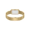 Reloj Raquel de acero inoxidable dorado con tres agujas Reloj Raquel de acero inoxidable dorado con tres agujas