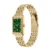 Reloj Raquel de acero inoxidable dorado con tres agujas Reloj Raquel de acero inoxidable dorado con tres agujas