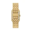 Reloj Raquel de acero inoxidable dorado con tres agujas y fecha Reloj Raquel de acero inoxidable dorado con tres agujas y fecha