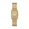 Reloj Raquel de acero inoxidable dorado con tres agujas y fecha Reloj Raquel de acero inoxidable dorado con tres agujas y fecha