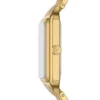 Reloj Raquel de acero inoxidable dorado con tres agujas y fecha Reloj Raquel de acero inoxidable dorado con tres agujas y fecha