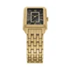 Reloj Raquel de acero inoxidable dorado con tres agujas y fecha Reloj Raquel de acero inoxidable dorado con tres agujas y fecha