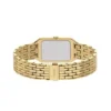 Reloj Raquel de acero inoxidable dorado con tres agujas y fecha Reloj Raquel de acero inoxidable dorado con tres agujas y fecha
