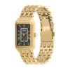 Reloj Raquel de acero inoxidable dorado con tres agujas y fecha Reloj Raquel de acero inoxidable dorado con tres agujas y fecha