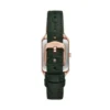 Reloj Raquel de tres agujas con fecha y correa de piel Croco LiteHide™ verde Reloj Raquel de tres agujas con fecha y correa de piel Croco LiteHide™ verde
