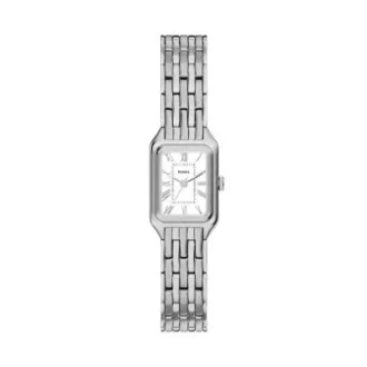 Reloj Raquel Mini de acero inoxidable con tres agujas