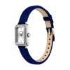 Reloj Raquel Mini de dos agujas con terciopelo azul
