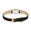 Reloj Raquel Mini de tres agujas con correa de cuero negro Reloj Raquel Mini de tres agujas con correa de cuero negro