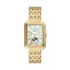 Reloj Raquel Sun Moon multifunción de acero inoxidable dorado Reloj Raquel Sun Moon multifunción de acero inoxidable dorado