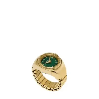 Reloj Ring Dos agujas Acero inoxidable dorado