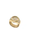 Reloj Ring Dos agujas Acero inoxidable dorado