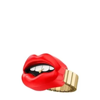 Reloj Ring Dos agujas Acero inoxidable dorado