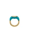 Reloj Ring Dos agujas Acero inoxidable dorado
