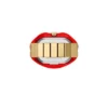 Reloj Ring Dos agujas Acero inoxidable dorado