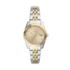 Reloj Scarlette de acero inoxidable bicolor con tres agujas y fecha Reloj Scarlette de acero inoxidable bicolor con tres agujas y fecha