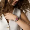 Reloj Scarlette de acero inoxidable bicolor con tres agujas y fecha Reloj Scarlette de acero inoxidable bicolor con tres agujas y fecha