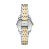 Reloj Scarlette de acero inoxidable bicolor con tres agujas y fecha Reloj Scarlette de acero inoxidable bicolor con tres agujas y fecha