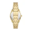 Reloj Scarlette de acero inoxidable dorado con tres agujas y fecha Reloj Scarlette de acero inoxidable dorado con tres agujas y fecha