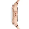 Reloj Stella de acero inoxidable tono oro rosa con tres agujas y fecha Reloj Stella de acero inoxidable tono oro rosa con tres agujas y fecha