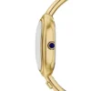 Reloj tipo brazalete Sloan de acero inoxidable dorado con tres agujas Reloj tipo brazalete Sloan de acero inoxidable dorado con tres agujas