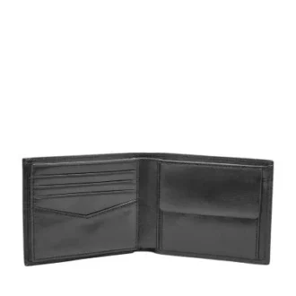 Ryan RFID Cartera plegable con bolsillo grande para monedas