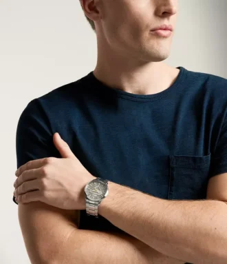 Superman x Fossil Edición limitada S-Shield Watch Set