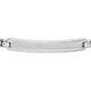 Textura moleteada a máquina Pulsera de acero inoxidable con identificación Textura moleteada a máquina Pulsera de acero inoxidable con identificación