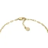 Tobillera Heritage D-Link con cadena de latón dorado